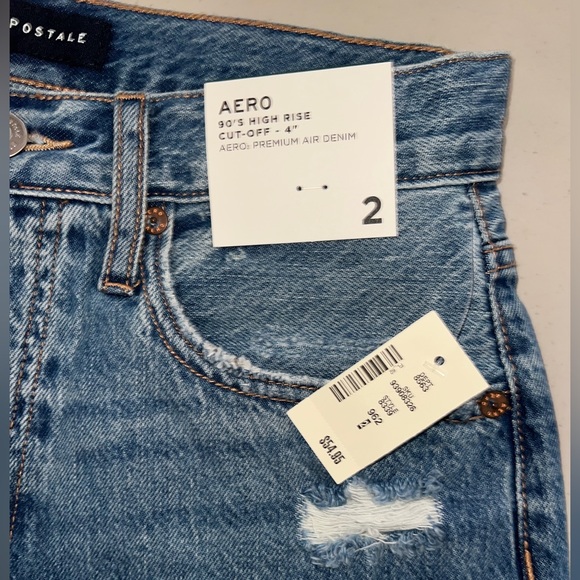 💙 NWT! Aeropostale Denim Shorts - Picture 2 of 7